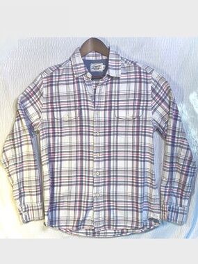 Grayers Jaspe Flannel 100% Cotton Long Sleeve Small EUC